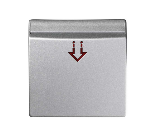 Pokrywa łącznika hotelowego Simon 82 82078-63 Kontakt-Simon aluminium mat, metalizowany