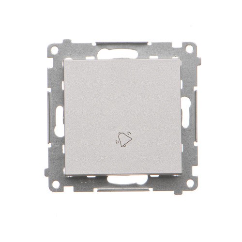 Przycisk "dzwonek" Simon 55 TD1.01/143 Kontakt-Simon aluminium mat