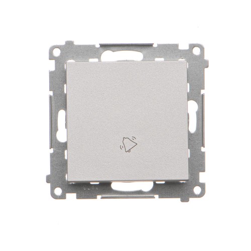 Przycisk "dzwonek" Simon 55 TD1.01/143 Kontakt-Simon aluminium mat