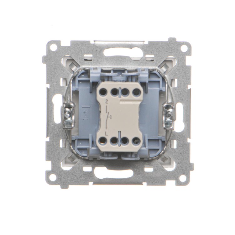 Przycisk "dzwonek" Simon 55 TD1.01/143 Kontakt-Simon aluminium mat