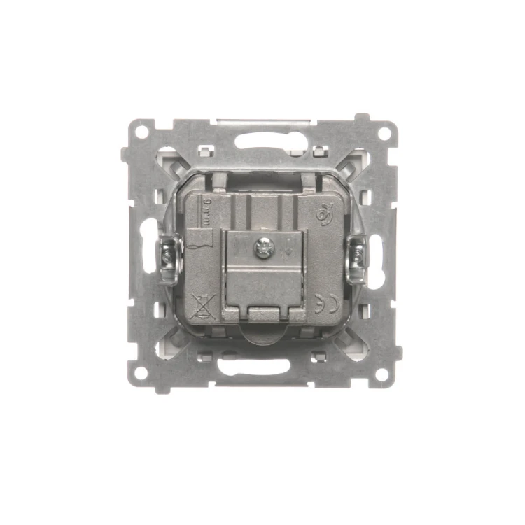 Gniazdo antenowe R-TV-SAT końcowe/zakończeniowe Simon 55 TASK.01/143 Kontakt-Simon aluminium mat