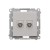 Gniazdo antenowe typu „F” podwójne Simon 55 TASF2.01/143 Kontakt-Simon aluminium mat