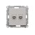Gniazdo antenowe typu „F” podwójne Simon 55 TASF2.01/143 Kontakt-Simon aluminium mat