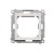 Adapter (przejściówka) na osprzęt standardu 45×45 mm Simon 55 TA45.01/111 Kontakt-Simon biały mat