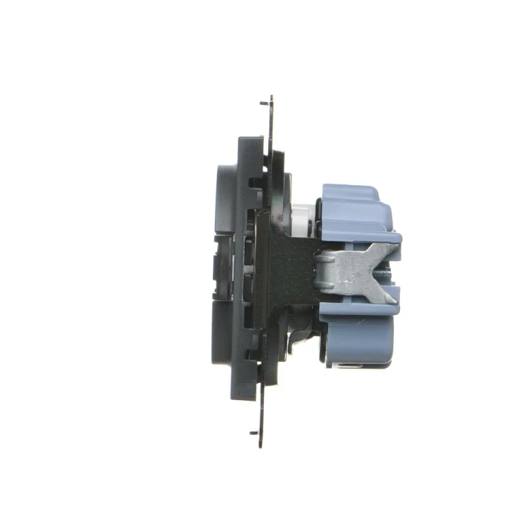 Gniazdo wtyczkowe pojedyncze DATA z kluczem uprawniającym Simon 55 TGD1CZ.01/116 Kontakt-Simon grafitowy mat