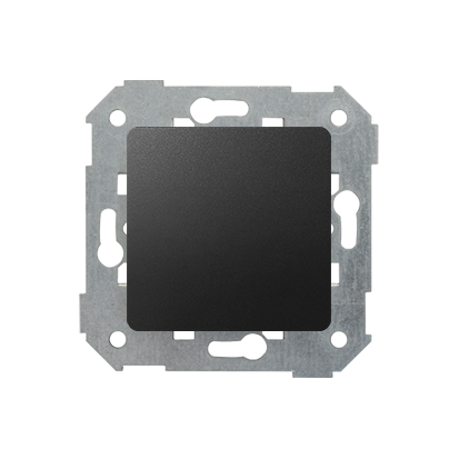 Zaślepka z ramką montażową Simon 82 82800-38 Kontakt-Simon grafit