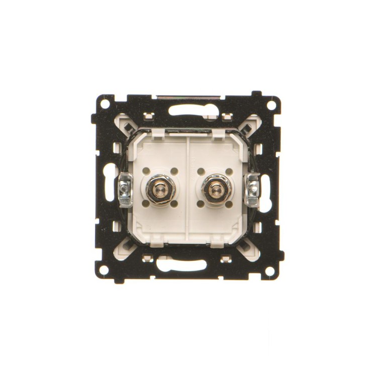 Gniazdo ekwipotencjalne podwójne Simon 55 TGEK2.01/144 Kontakt-Simon szampański mat