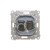 Gniazdo HDMI + komputerowe RJ45 kat.6. Simon 55 TGHRJ45.01/143 Kontakt-Simon aluminium mat