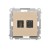 Gniazdo HDMI + komputerowe RJ45 kat.6. Simon 55 TGHRJ45.01/144 Kontakt-Simon szampański mat