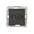 Gniazdo HDMI 2.1 + Komputerowe RJ45 kat.6. Simon 55 TGHRJ45.01/149 Kontakt-Simon czarny mat