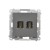 Gniazdo HDMI podwójne Simon 55 TGHDMI2.01/116 Kontakt-Simon grafitowy mat