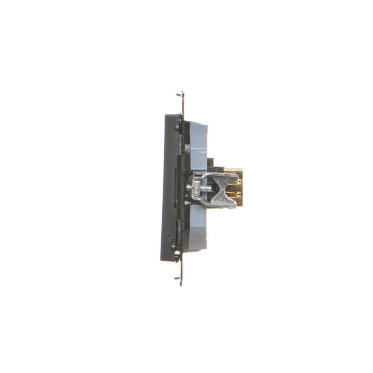Gniazdo HDMI podwójne Simon 55 TGHDMI2.01/149 Kontakt-Simon czarny mat