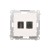 Gniazdo HDMI + komputerowe RJ45 kat.6. Simon 55 TGHRJ45.01/111 Kontakt-Simon biały mat