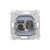 Gniazdo HDMI + komputerowe RJ45 kat.6. Simon 55 TGHRJ45.01/111 Kontakt-Simon biały mat