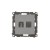 Gniazdo HDMI + komputerowe RJ45 kat.6. Simon 55 TGHRJ45.01/116 Kontakt-Simon grafitowy mat