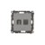 Gniazdo HDMI + komputerowe RJ45 kat.6. Simon 55 TGHRJ45.01/116 Kontakt-Simon grafitowy mat