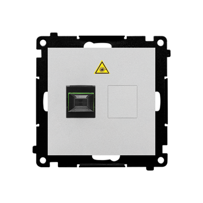 Gniazdo światłowodowe / optyczne pojedyncze Simon 55 TGS1.01/143 Kontakt-Simon aluminium mat