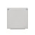 Pokrywa do gniazda wtyczkowego z uziemieniem - do wersji IP44- klapka w kolorze pokrywy Simon 55 TGZ1BUZP/143 Kontakt-Simon aluminium mat