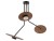 Lampa sufitowa wisząca Loft PLAFON DISK III 7644 NOWODVORSKI Lighting 3xGX53 nowoczesna oświetleniowa zwis Industrialna żyrandol drewno drewniana czarna czarny metal Inspiracje Premium