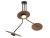 Lampa sufitowa wisząca Loft PLAFON DISK III 7644 NOWODVORSKI Lighting 3xGX53 nowoczesna oświetleniowa zwis Industrialna żyrandol drewno drewniana czarna czarny metal Inspiracje Premium