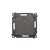 Gniazdo wtyczkowe pojedyncze do wersji IP44 - z uszczelką - klapka w kolorze transparentnym Simon 55 TGZ1BCZ.01/149A Kontakt-Simon czarny mat