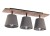 Lampa sufitowa Loft AWINION III 9717 NOWODVORSKI Lighting 3xE27 nowoczesna oświetleniowa Industrialna żyrandol drewno drewniana tkanina szara szary metal Inspiracje Premium