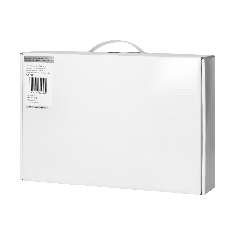 Monitor Philips WelcomeEye AddTouch 531137 Philips do rozbudowy zestawów z serii WelcomeEye Touch 7" ekran wideodomofon LCD dzwonek przewodowy bezsłuchawkowy sterowanie furtką i bramą dotykowy