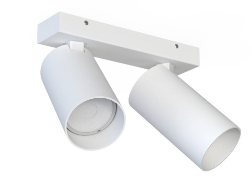 Lampa sufitowa listwa szyna natynkowa MONO II WHITE 7810 NOWODVORSKI Lighting 2xGU10 17 cm Spot oświetleniowa Industrialna nowoczesna ścienna kinkiet ścienno-sufitowa metal biała nawierzchniowa jak szynoprzewód Inspiracje Premium