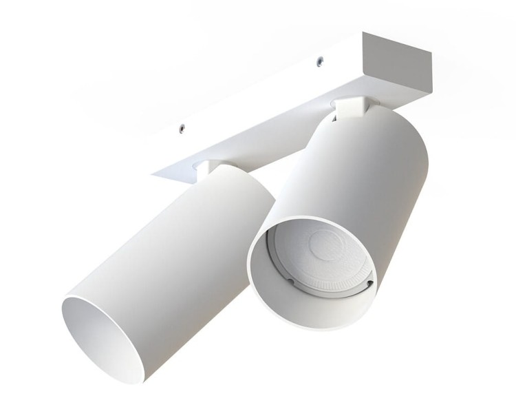 Lampa sufitowa listwa szyna natynkowa MONO II WHITE 7810 NOWODVORSKI Lighting 2xGU10 17 cm Spot oświetleniowa Industrialna nowoczesna ścienna kinkiet ścienno-sufitowa metal biała nawierzchniowa jak szynoprzewód Inspiracje Premium
