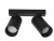 Lampa sufitowa listwa szyna natynkowa MONO II BLACK 7841 NOWODVORSKI Lighting 2xGU10 17 cm Spot oświetleniowa Industrialna nowoczesna ścienna kinkiet ścienno-sufitowa metal czarna nawierzchniowa jak szynoprzewód Inspiracje Premium