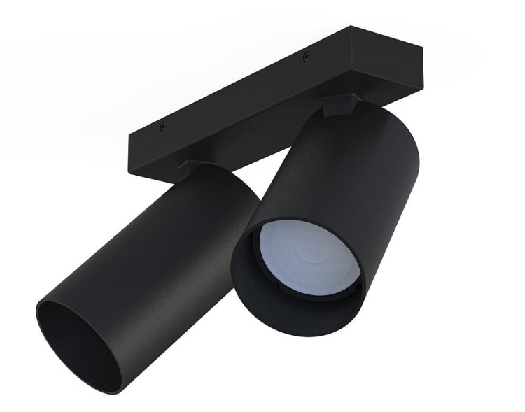 Lampa sufitowa listwa szyna natynkowa MONO II BLACK 7841 NOWODVORSKI Lighting 2xGU10 17 cm Spot oświetleniowa Industrialna nowoczesna ścienna kinkiet ścienno-sufitowa metal czarna nawierzchniowa jak szynoprzewód Inspiracje Premium