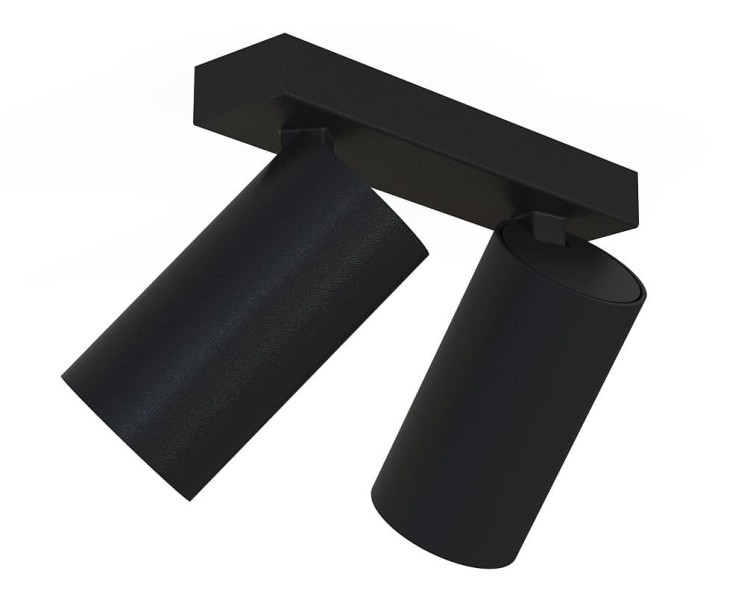 Lampa sufitowa listwa szyna natynkowa MONO II BLACK/GOLD 7766 NOWODVORSKI Lighting 2xGU10 17 cm Spot oświetleniowa Industrialna nowoczesna ścienna kinkiet ścienno-sufitowa metal czarna złota czarno-złota nawierzchniowa jak szynoprzewód Inspiracje Premium