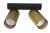 Lampa sufitowa listwa szyna natynkowa MONO II SOLID BRASS 7782 NOWODVORSKI Lighting 2xGU10 17 cm Spot oświetleniowa Industrialna nowoczesna ścienna kinkiet ścienno-sufitowa mosiądz złota nawierzchniowa jak szynoprzewód Inspiracje Premium