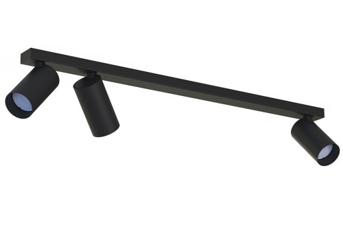 Lampa sufitowa listwa szyna natynkowa MONO III BLACK 7842 NOWODVORSKI Lighting 3xGU10 70cm Spot oświetleniowa Industrialna nowoczesna czarna nawierzchniowa jak szynoprzewód Inspiracje Premium