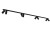 Lampa sufitowa listwa szyna natynkowa MONO VIII 2x150 BLACK 7720 NOWODVORSKI Lighting 8xGU10 300cm Spot oświetleniowa Industrialna nowoczesna czarna nawierzchniowa jak szynoprzewód Inspiracje Premium