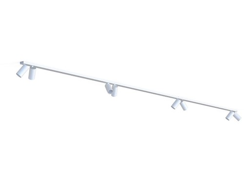 Lampa sufitowa listwa szyna natynkowa MONO VIII 2x200 WHITE 7752 NOWODVORSKI Lighting 8xGU10 400cm Spot oświetleniowa Industrialna nowoczesna biała nawierzchniowa jak szynoprzewód Inspiracje Premium