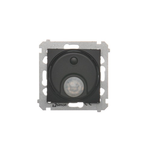 Łącznik z czujnikiem ruchu Simon 54 DCR10T.01/49 Kontakt-Simon czarny mat