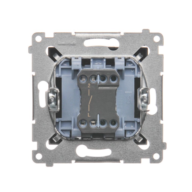 Łącznik jednobiegunowy Simon 54 DW1A.01/46 Kontakt-Simon brąz mat, metalizowany