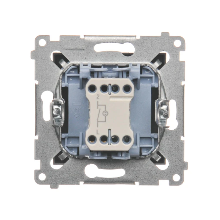 Łącznik jednobiegunowy z podświetleniem LED Simon 54 DW1L.01/46 Kontakt-Simon brąz mat, metalizowany