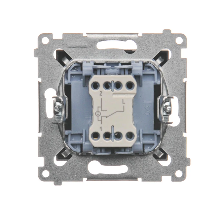 Łącznik schodowy z podświetleniem LED Simon 54 DW6L.01/46 Kontakt-Simon brąz mat, metalizowany