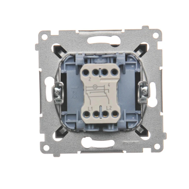 Łącznik krzyżowy z podświetleniem LED Simon 54 DW7L.01/46 Kontakt-Simon brąz mat, metalizowany