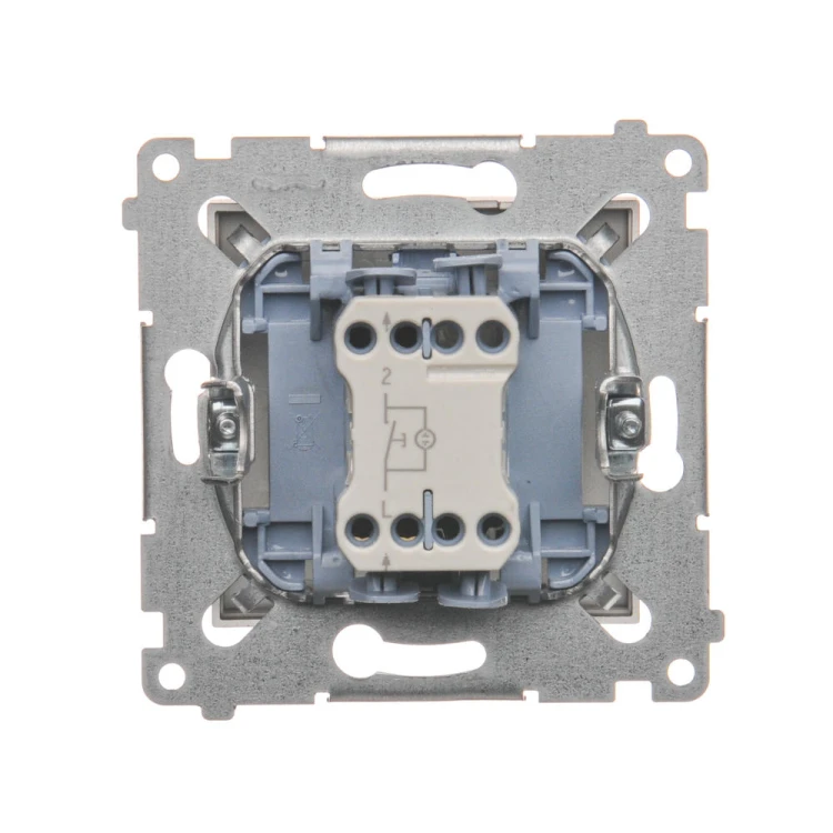 Przycisk "światło" z podświetleniem LED Simon 54 DS1L.01/46 Kontakt-Simon brąz mat, metalizowany