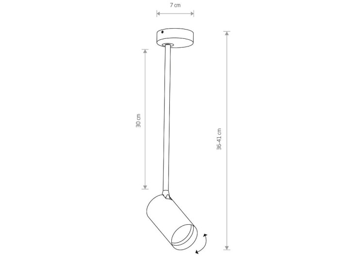 Lampa sufitowa natynkowa Loft MONO LONG M BLACK/GOLD 7674 NOWODVORSKI Lighting 1x GU10 Spot oświetleniowa zwis Industrialna nowoczesna metal czarno-złota czarna Inspiracje Premium