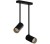 Lampa sufitowa natynkowa Loft MONO LONG II BLACK/GOLD 7675 NOWODVORSKI Lighting 2xGU10 Spot oświetleniowa zwis Industrialna nowoczesna metal czarno-złota czarna Inspiracje Premium