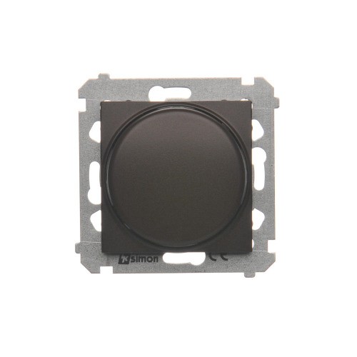 Ściemniacz naciskowo-obrotowy Simon 54 DS9T.01/46 Kontakt-Simon brąz mat, metalizowany