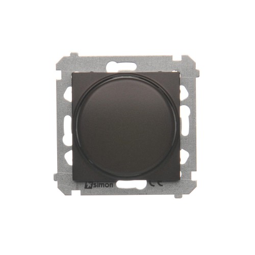 Ściemniacz naciskowo-obrotowy Simon 54 DS9T.01/46 Kontakt-Simon brąz mat, metalizowany