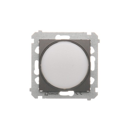 Sygnalizator świetlny LED - światło białe Simon 54 DSS1.01/46 Kontakt-Simon brąz mat, metalizowany