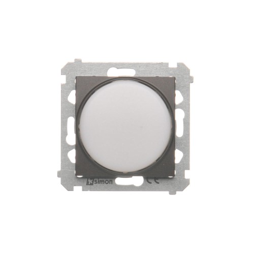 Sygnalizator świetlny LED - światło białe Simon 54 DSS1.01/46 Kontakt-Simon brąz mat, metalizowany