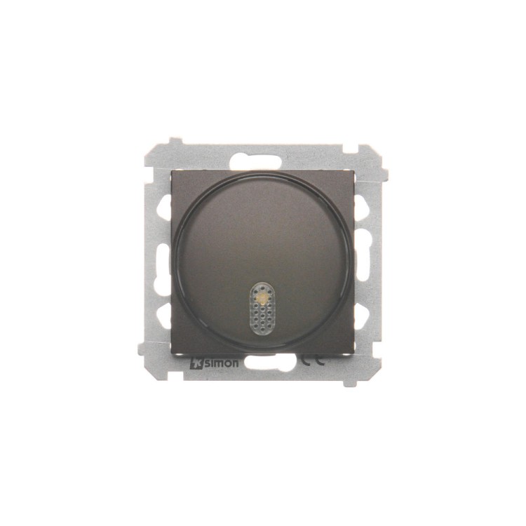 Dzwonek elektroniczny Simon 54 DDT1.01/46 Kontakt-Simon brąz mat, metalizowany