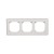 Ramka 3- krotna Simon 55 TRD3.149/143 Kontakt-Simon aluminium